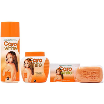 Caro White Set-3 (Lotion + Cream 16.9oz + Soap 6.3oz) Carowhite