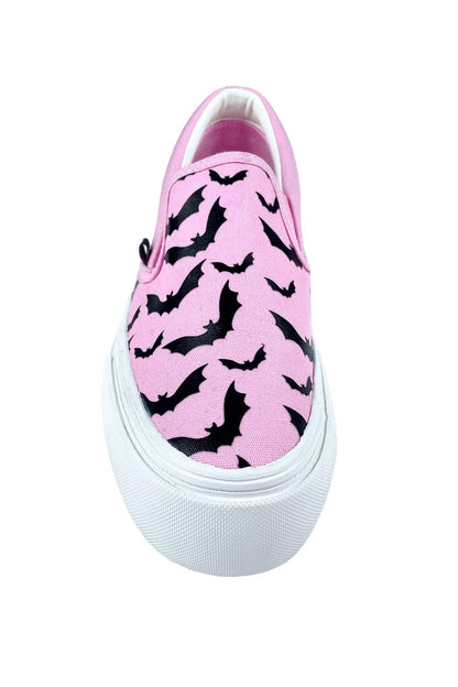 Chill Bat Platform Sneakers [PINK/BLACK]