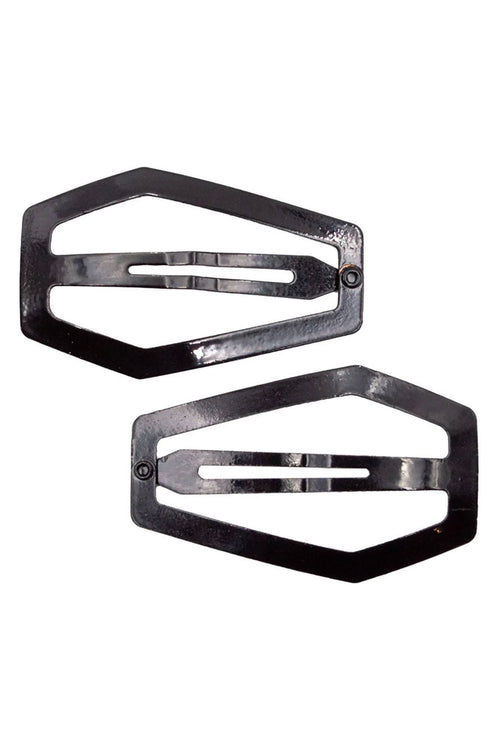 Coffin Snap Hair Clips [BLACK]