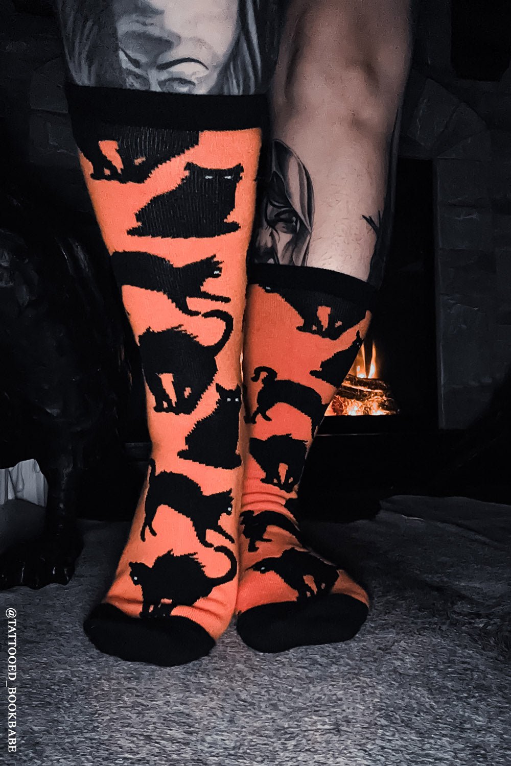 Creepy Crew Socks [Halloween Cats]