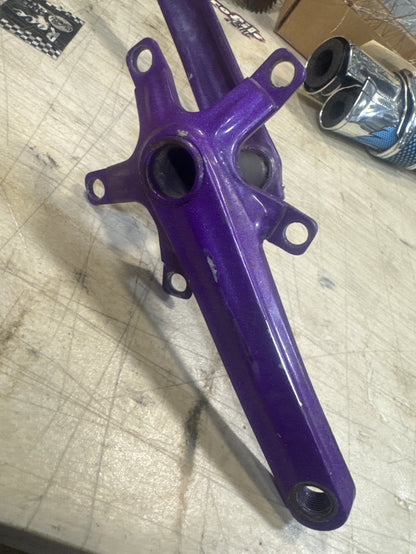 Crupi rhythm 150mm purple cranks