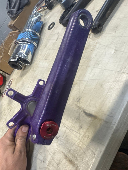 Crupi rhythm 150mm purple cranks