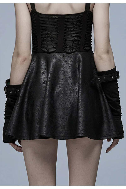 Cut Up Grunge Gloves [BLACK]