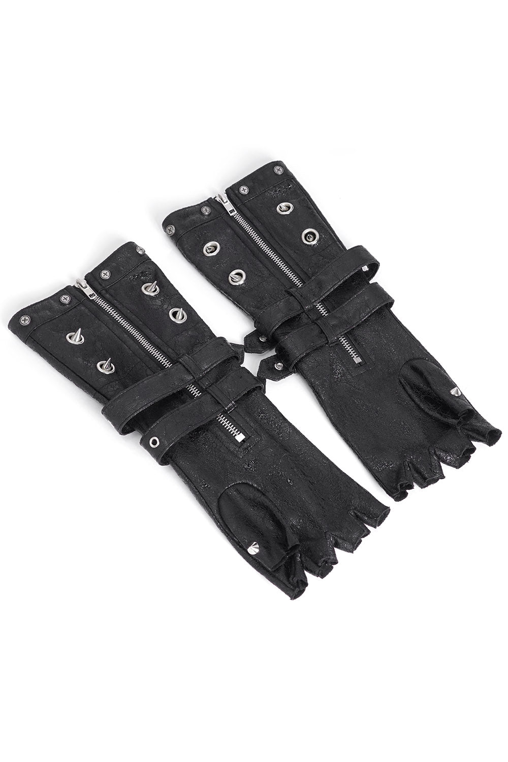 Cyberpunk Spiked Gloves