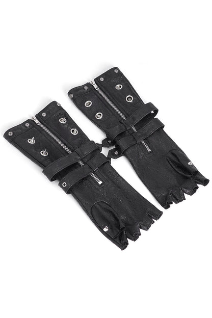 Cyberpunk Spiked Gloves