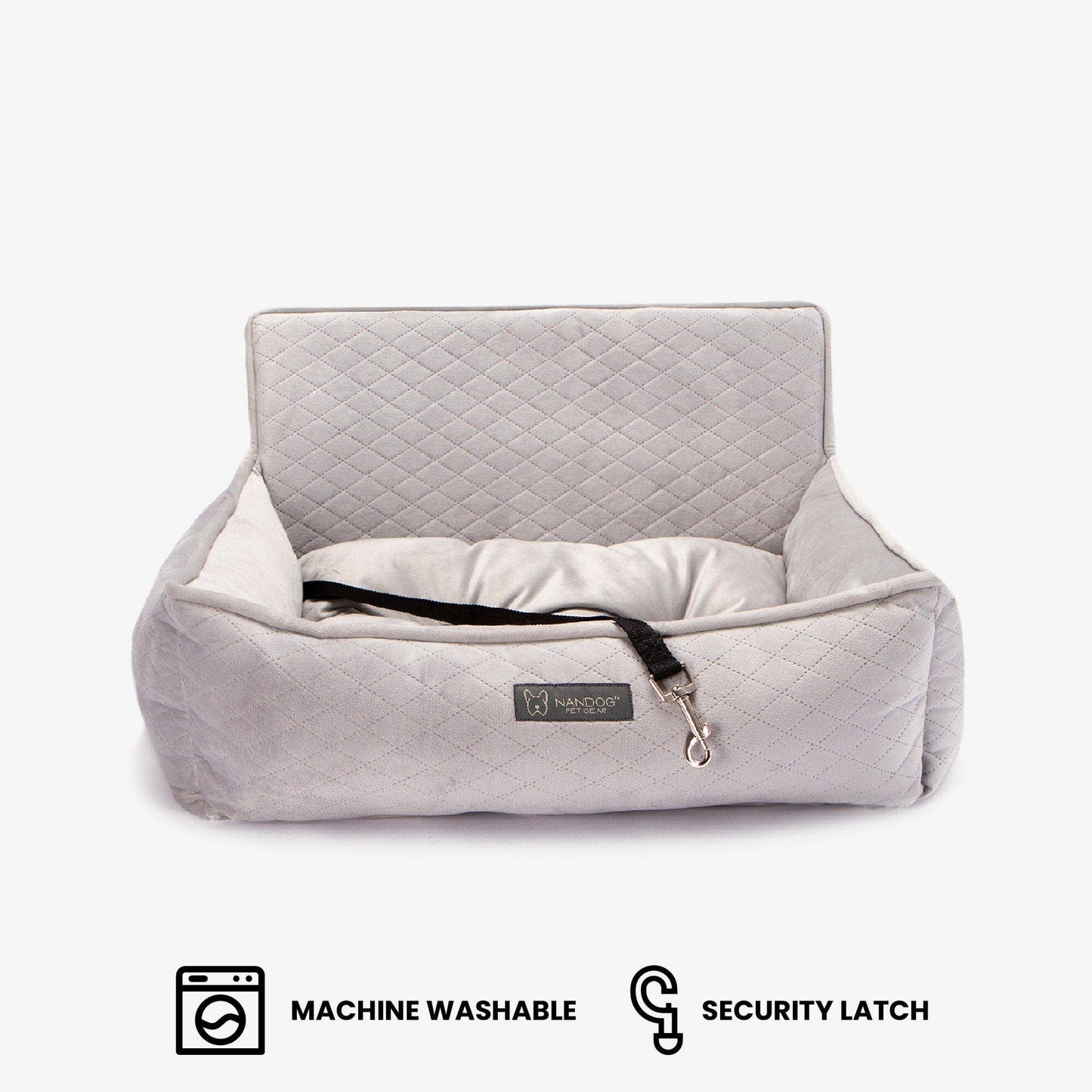 Nandog Pet Gear - The Car Seat Gray M