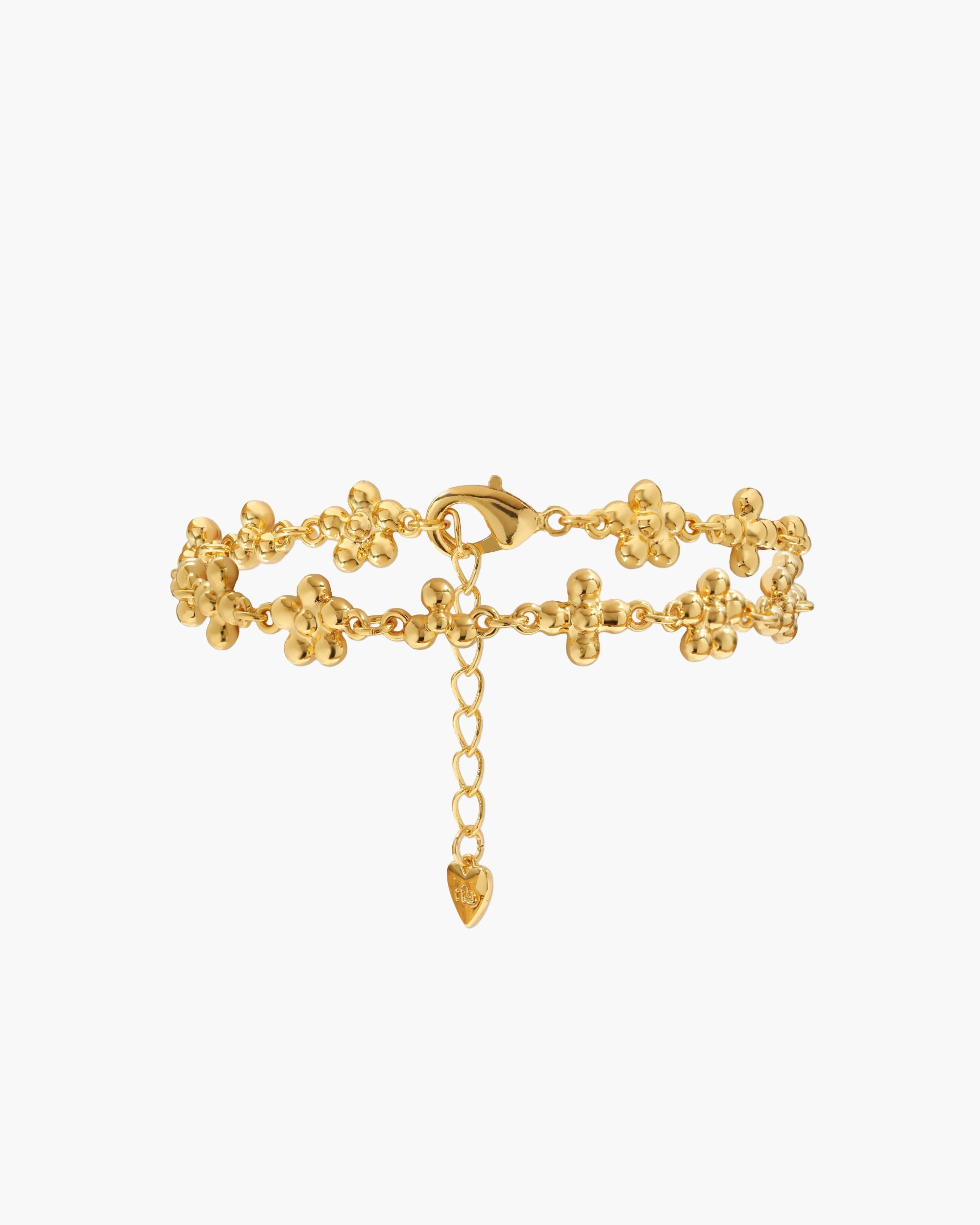 Daisy Molecule Bracelet in Silver
