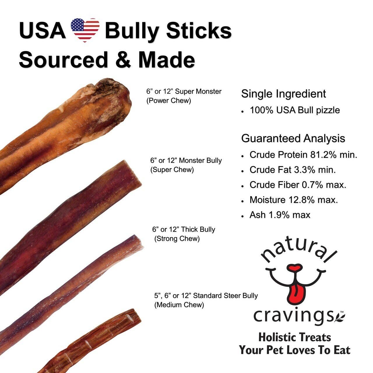 Bully Stick Super Monster USA 12"
