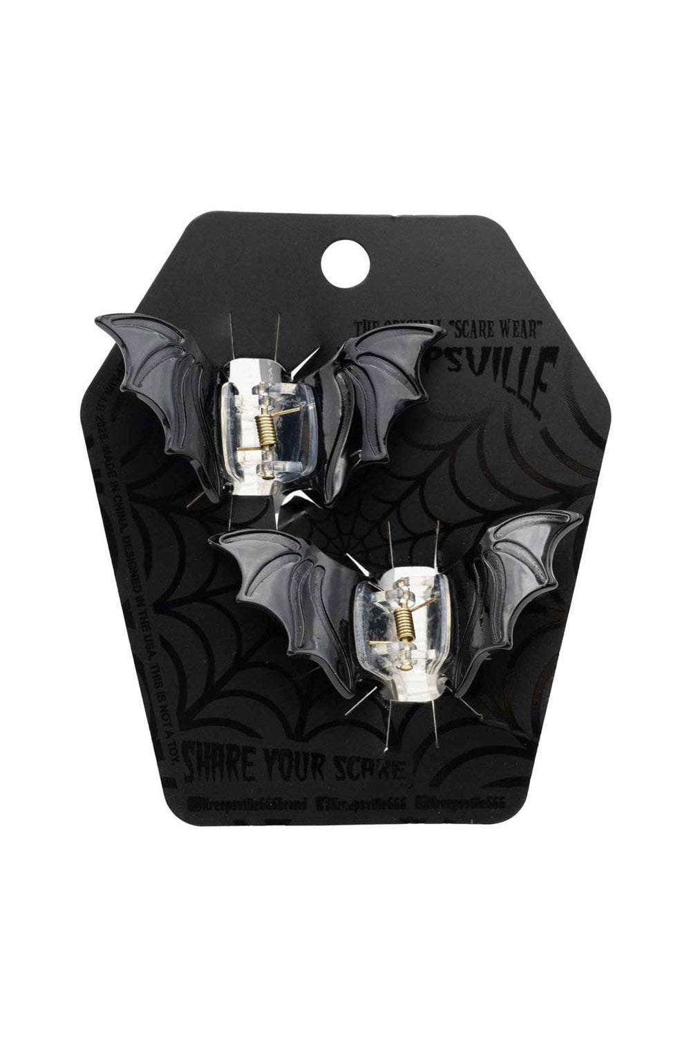 Bat Med Claw Clip Set [Black]