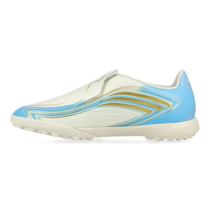 ADIDAS F50 Messi League Laceless TF El Ultimo Tango - Ivory/Semi Blue Burst/Icey Blue Kids edition