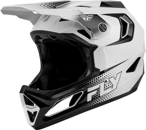 FLY RACING RAYCE SONAR BICYCLE HELMET WHITE/BLACK
