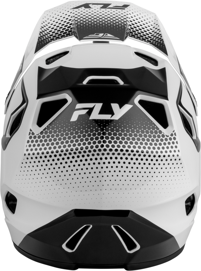 FLY RACING RAYCE SONAR BICYCLE HELMET WHITE/BLACK