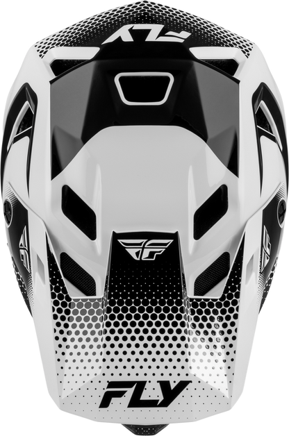 FLY RACING RAYCE SONAR BICYCLE HELMET WHITE/BLACK