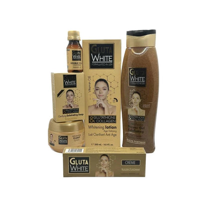 Gluta White Glutathione & Collagen Whitening Lotion 16.9floz (3 PACK) Gluta white