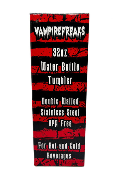 Bat Blood Snack Time 32 Oz Water Bottle