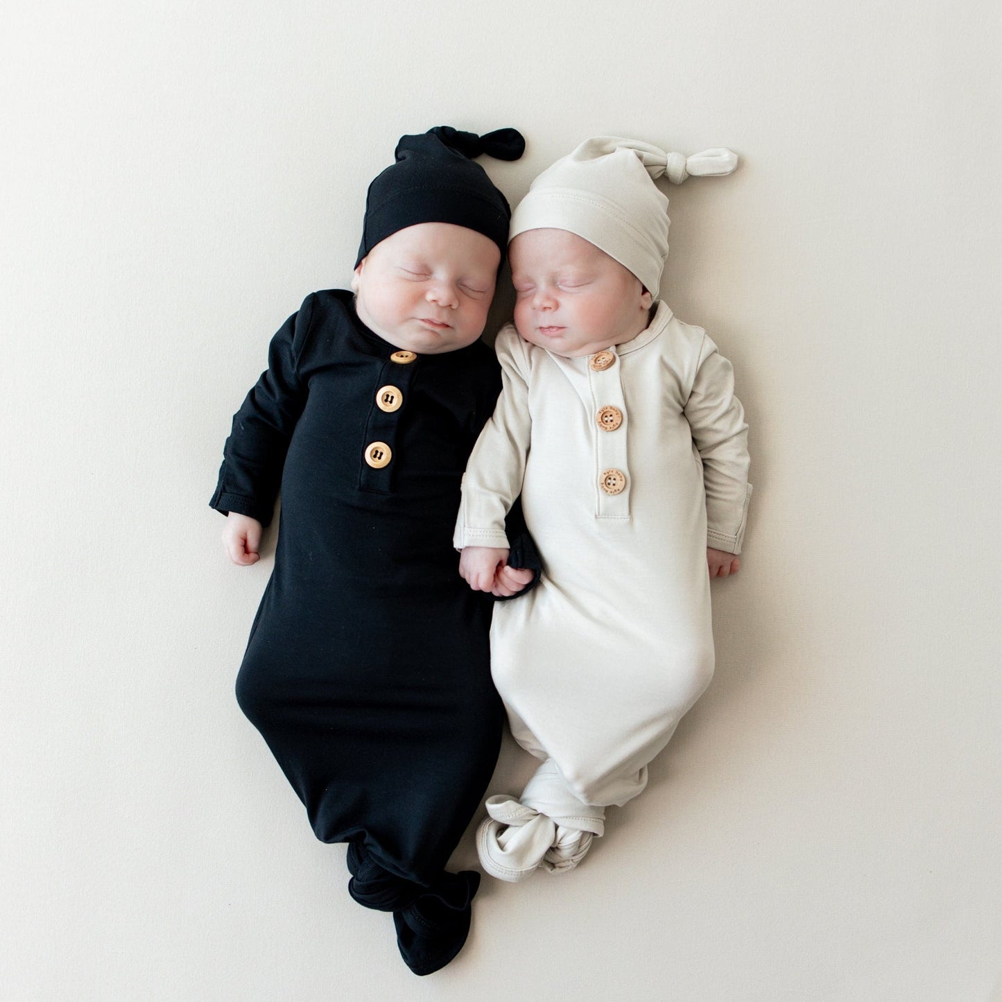 Knotted Gown with Hat Set in Midnight