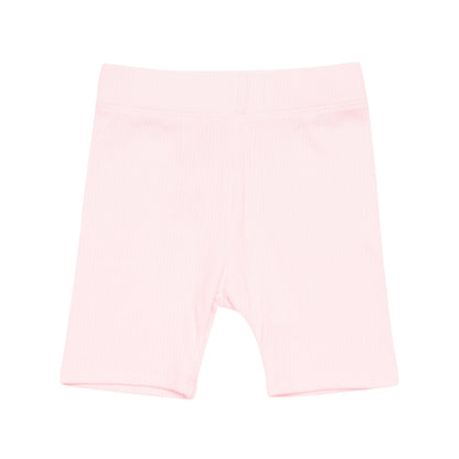 Ribbed Toddler Biker Shorts in Sakura