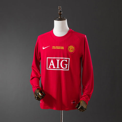 Manchester United Away Retro Jersey Long-Sleeved 2007-08