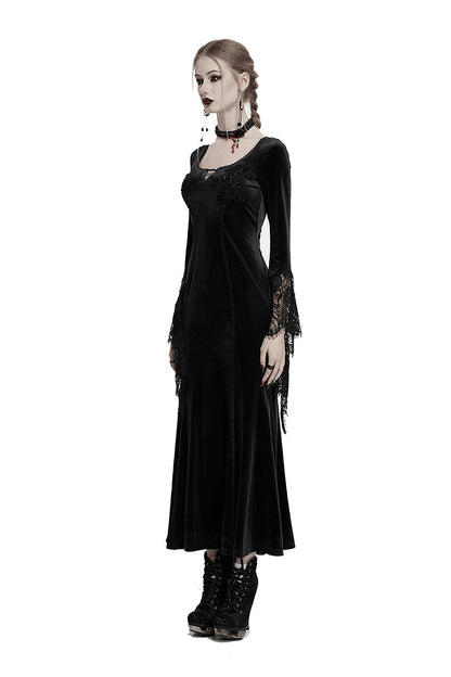 Bride of Night Embroidered Dress