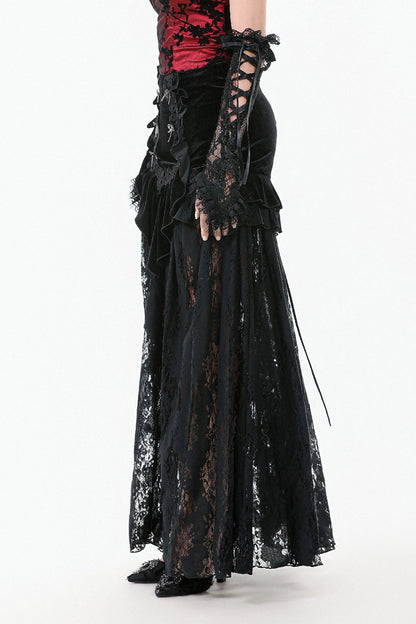 Château Noire Lace Maxi Skirt