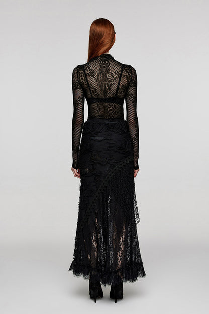 Annabel Lee Tattered Lace Skirt