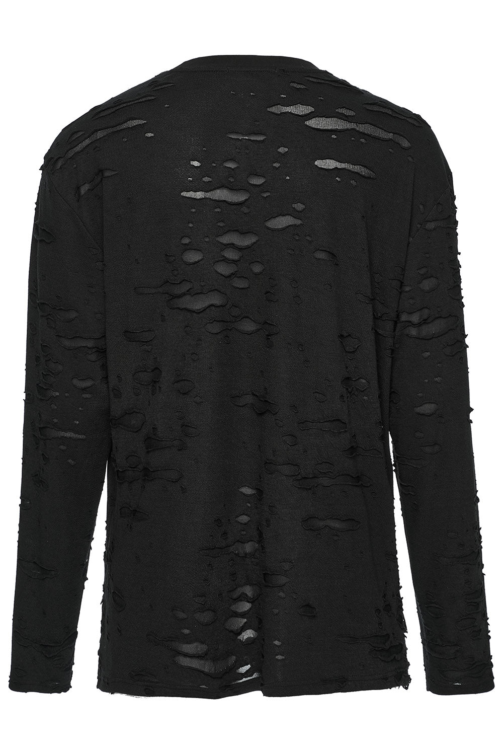 Battered Bones Long Sleeve Shredded Shirt