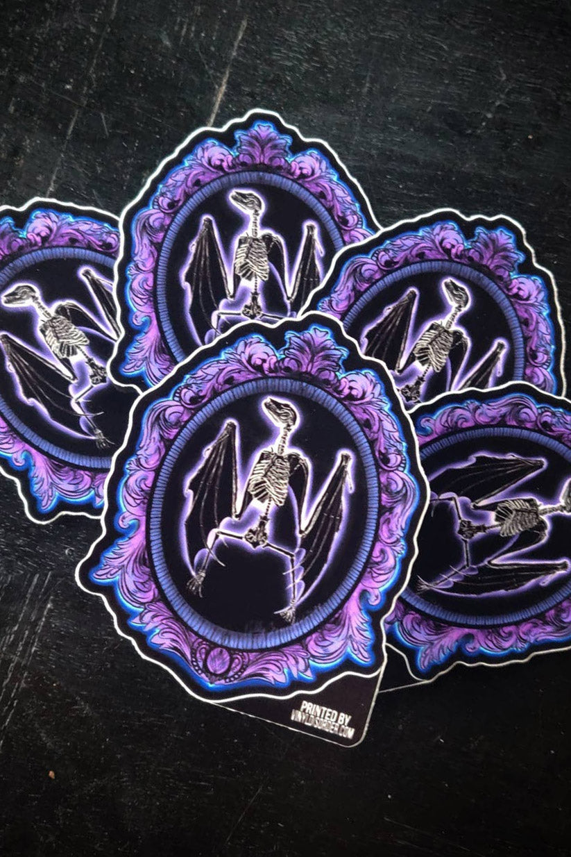 Bat Cameo Sticker