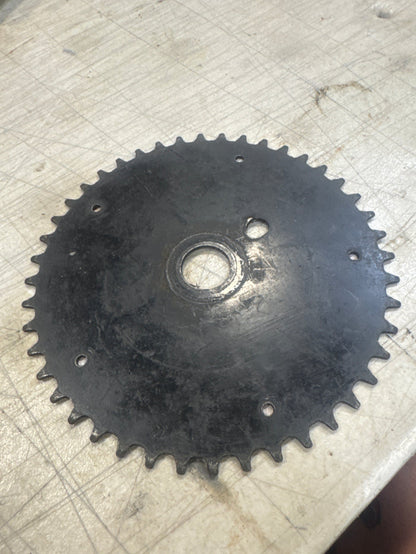 Oem sprocket w/ s&m sticker 44t