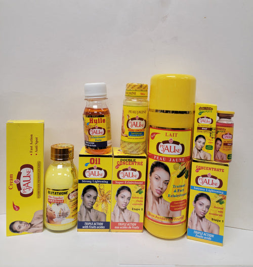 PEAU JAUNE SUPER WHITENING CREAM + SOAP + SERUM + TUBE CREAM