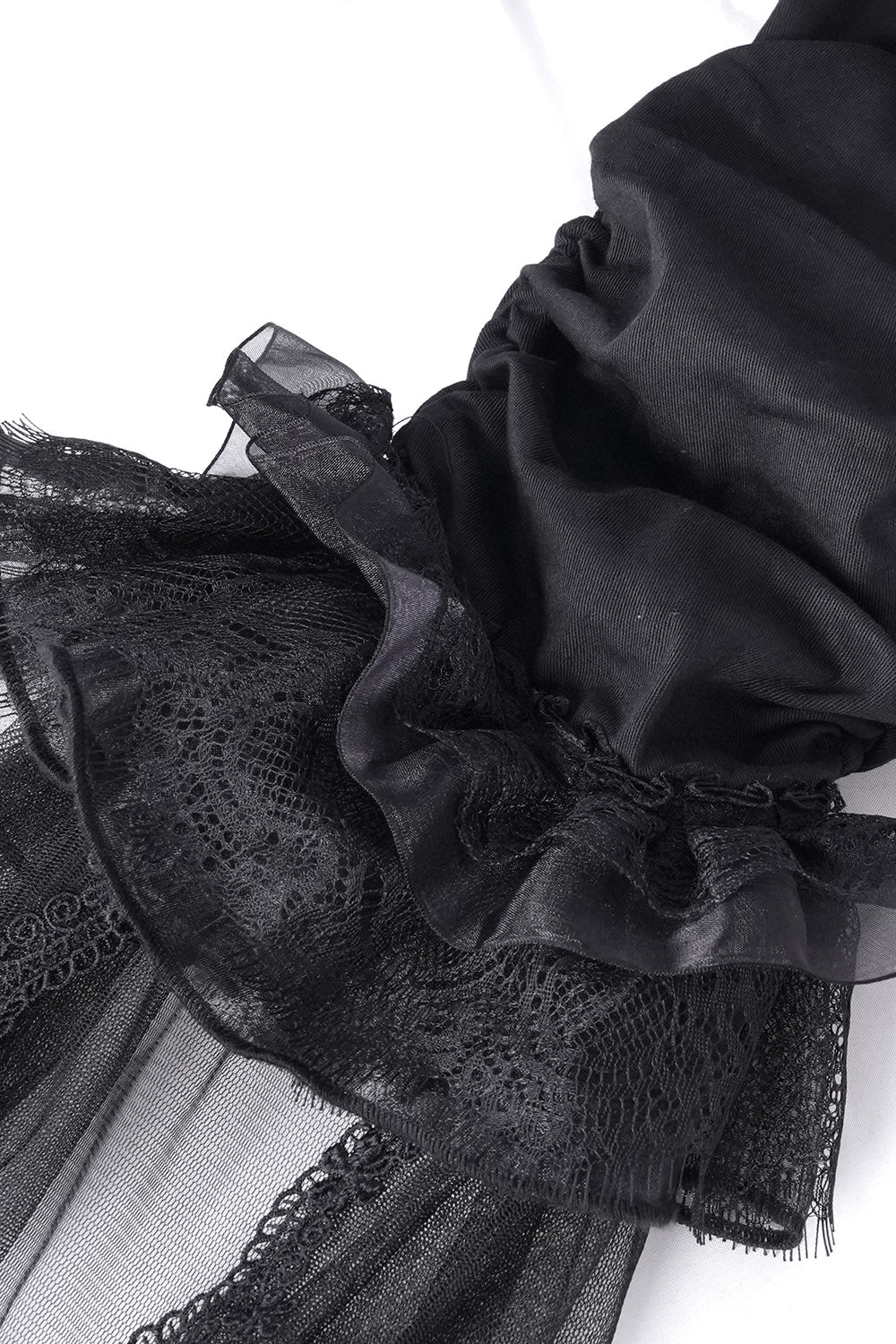 Black Mast Ruffle Flared Pants