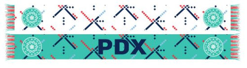PORTLAND THORNS FC 2024 PDX CARPET SCARF