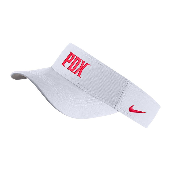 PORTLAND THORNS FC DRI-FIT WHITE VISOR