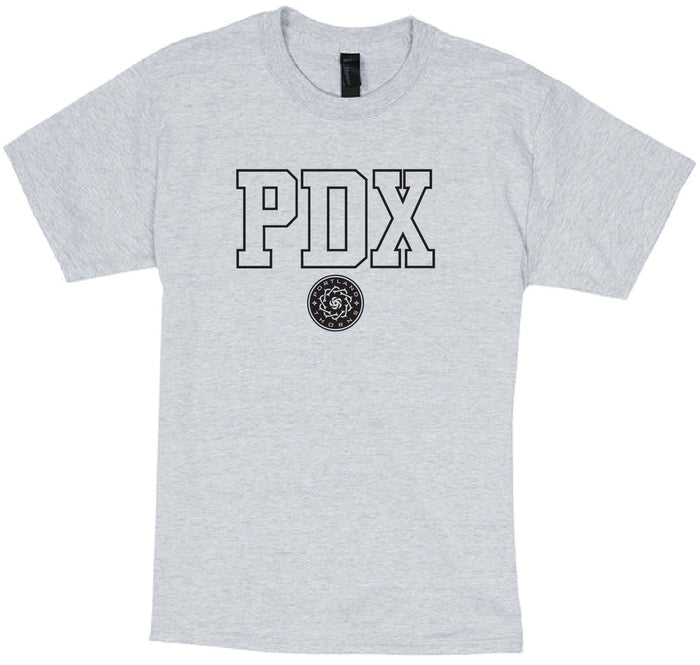 PORTLAND THORNS FC MEN'S EMBROIDERED PDX TEE