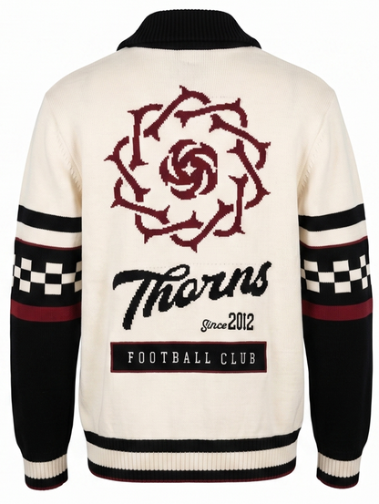 PORTLAND THORNS FC MEN'S KNIT CARDIGAN