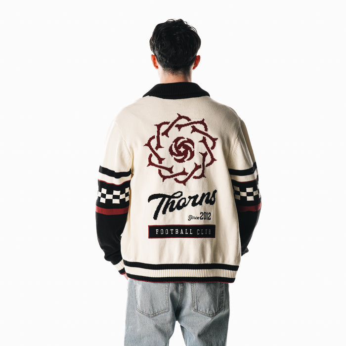PORTLAND THORNS FC MEN'S KNIT CARDIGAN