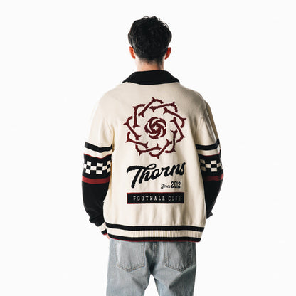 PORTLAND THORNS FC MEN'S KNIT CARDIGAN
