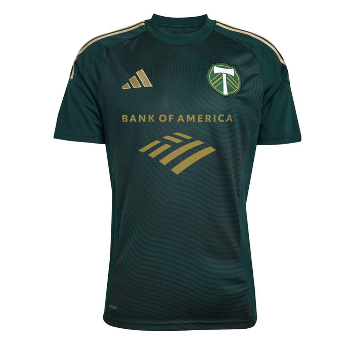 PORTLAND TIMBERS FC 2025-26 MEN'S FOREVER GREEN & GOLD REPLICA JERSEY