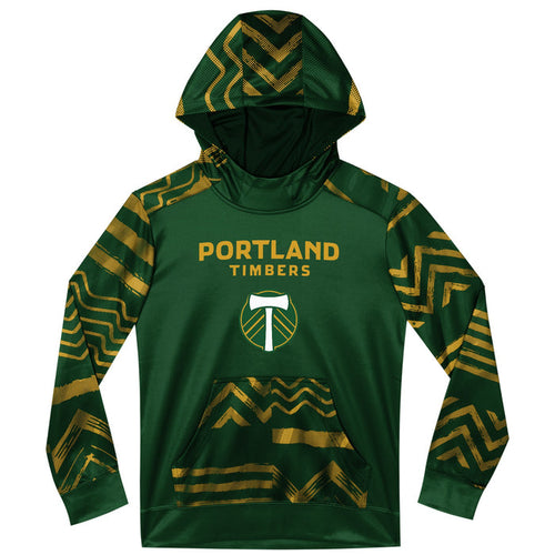 PORTLAND TIMBERS FC KID'S SUPERBLY PLAYED FLEECE HOODIE