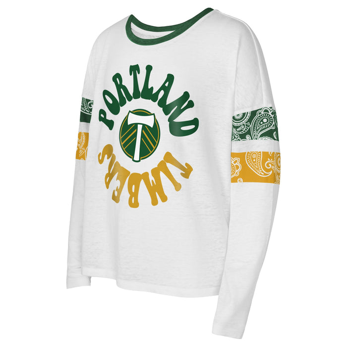 PORTLAND TIMBERS FC KID'S TEAM FIRST LONGSLEEVE TEE