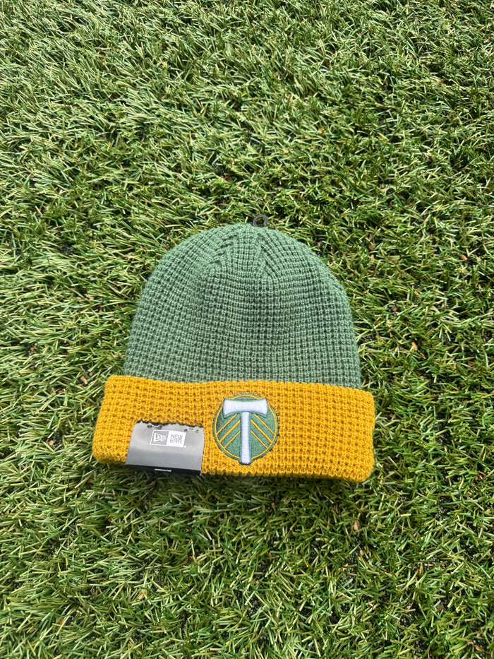 PORTLAND TIMBERS FC MEN'S KNIT CUFF CHECK BEANIE