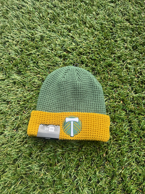 PORTLAND TIMBERS FC MEN'S KNIT CUFF CHECK BEANIE