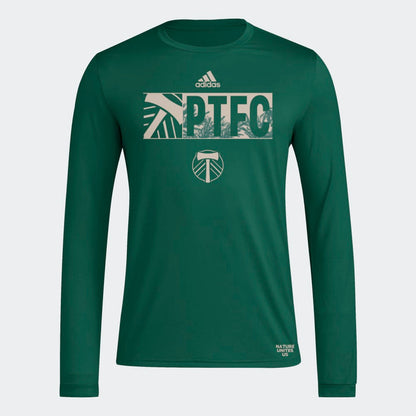 PORTLAND TIMBERS FC MEN'S LONG SLEEVE 2024 PREGAME TEE