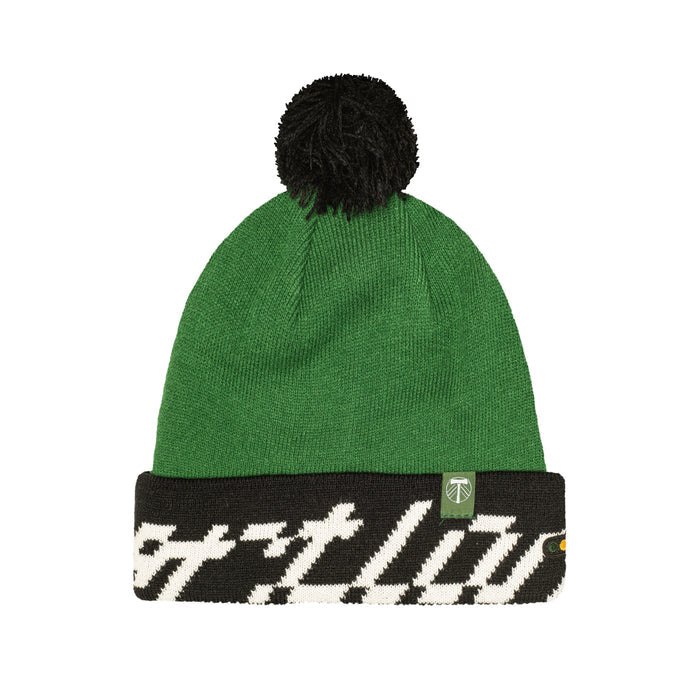 PORTLAND TIMBERS FC MEN'S TROOPER CUFF KNIT POM BEANIE