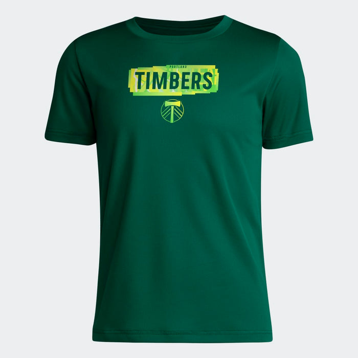 PORTLAND TIMBERS FC YOUTH SHORT SLEEVE 2024 PREGAME TEE