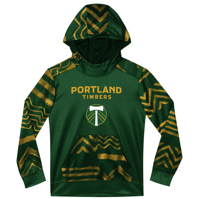 PORTLAND TIMBERS FC YOUTH SUPERBLY PLAYED FLEECE HOODIE