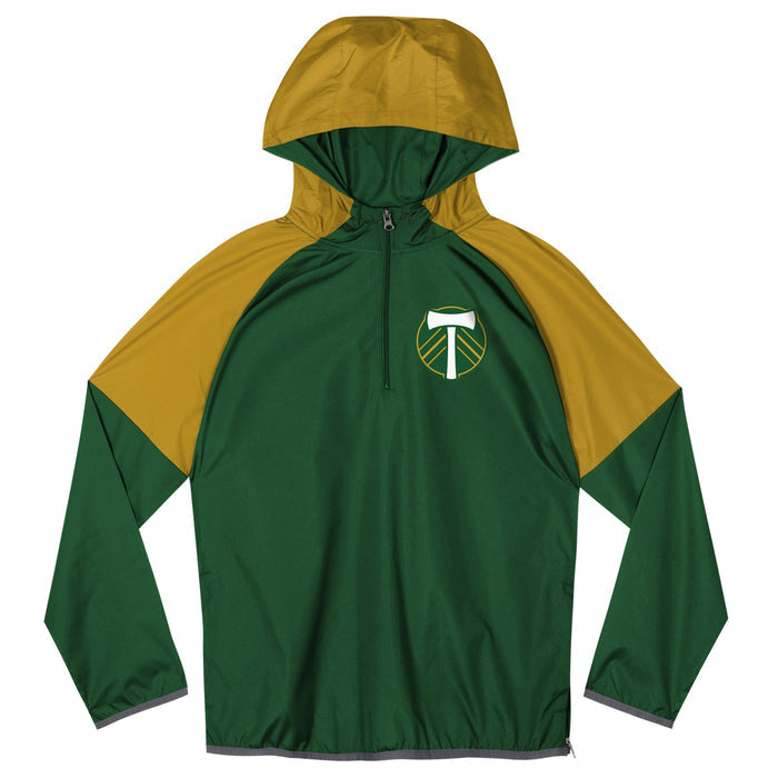 PORTLAND TIMBERS FC YOUTH UNSTOPPABLE QUARTER ZIP HOODIE