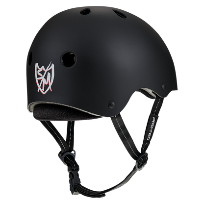 Pro-Tec LOW PRO Certified Helmet – S&M Sharpie Signature Edition – Matte Black