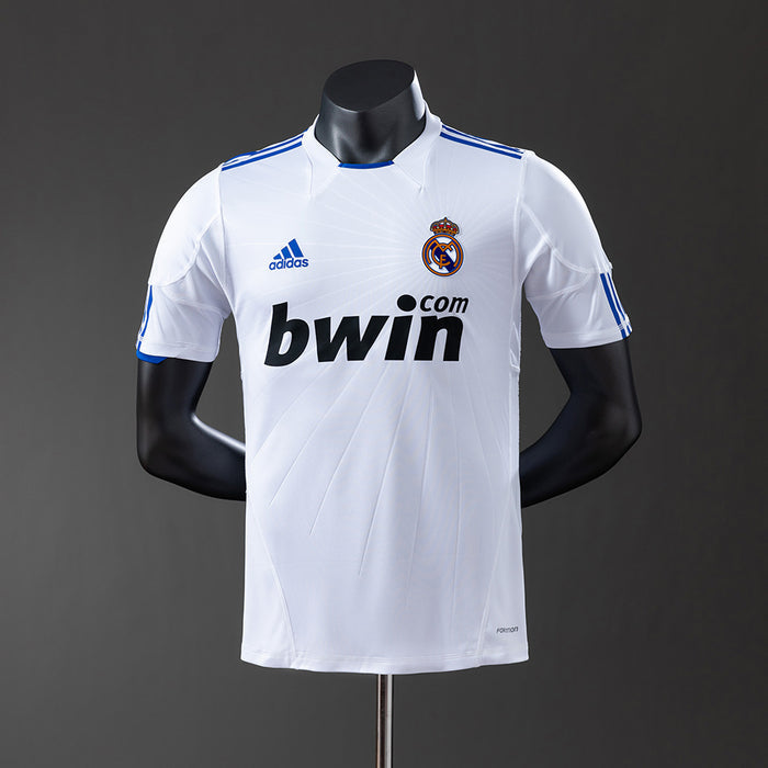 Real Madrid 2010/11 Home Player Version Retro Short Sleeve Jersey