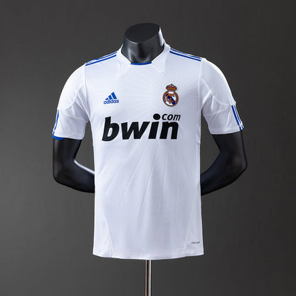Real Madrid 2010/11 Home Player Version Retro Short Sleeve Jersey