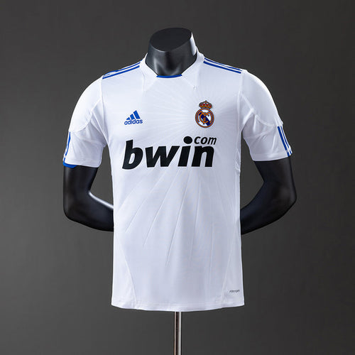 Real Madrid 2010/11 Home Player Version Retro Short Sleeve Jersey